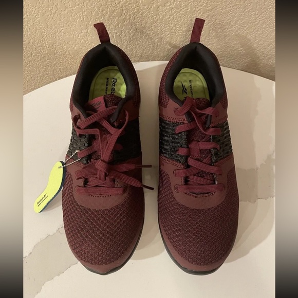 Reebok Print Work ULTK Red maroon steel toe boots work shoes non slip - Picture 2 of 7